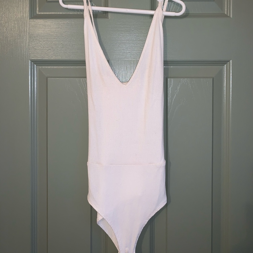 Deep V body suit